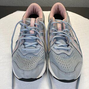 Asics Ortholite Running Shoes Gel Contend 8 Gray and Frosted Rose Womens Size 11